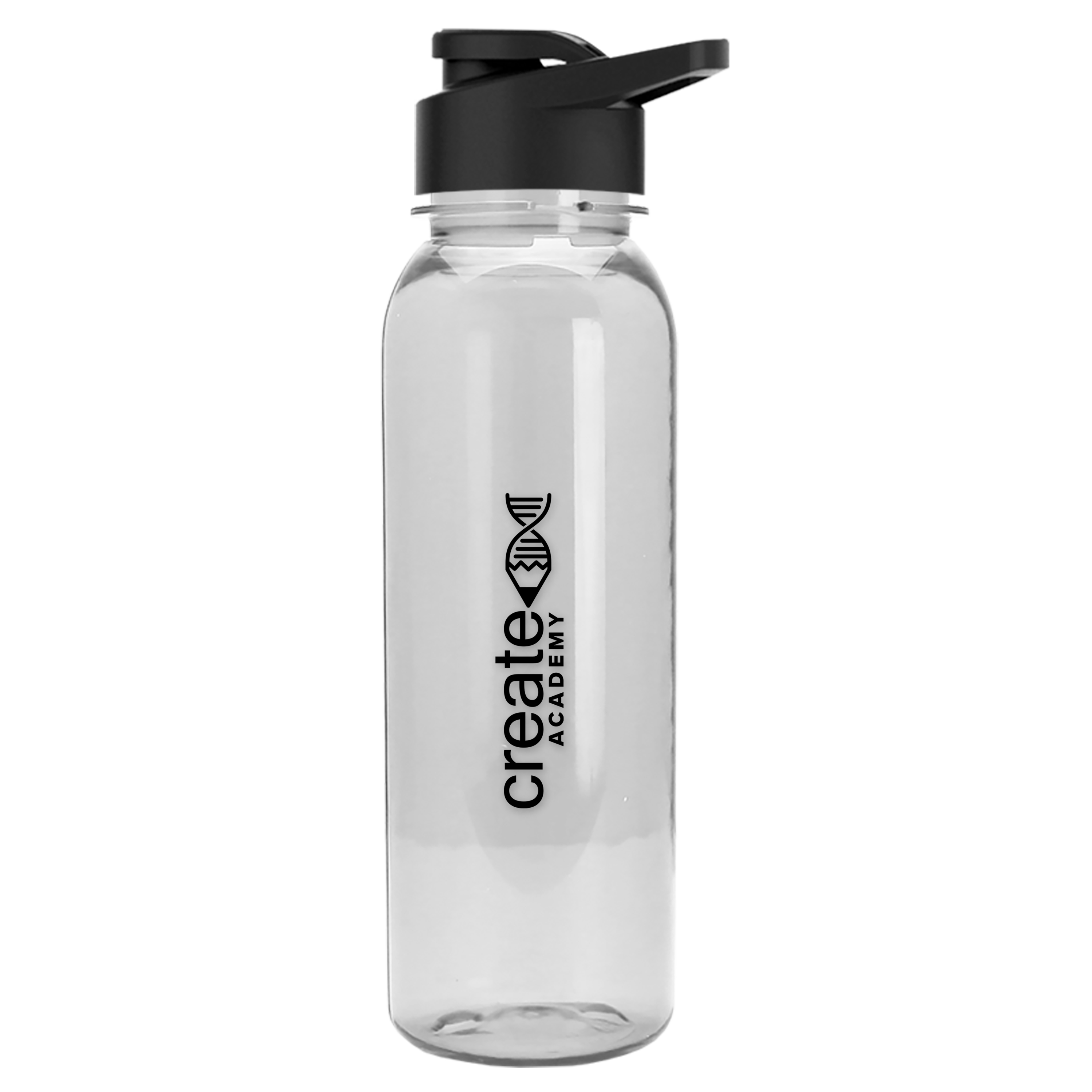 Flat-Sided Tritan® Bottle with Drink-Thru Lid - 24 oz.